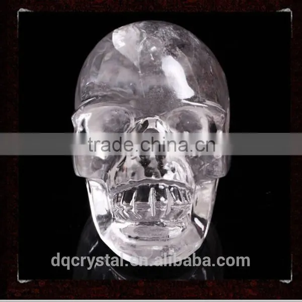 Carved Techinue White Crystle Skull for Decoration