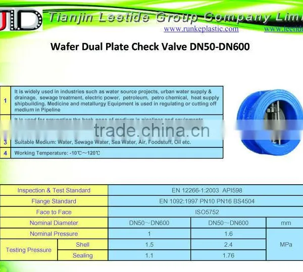 Cast Iron or Ductile Iron Wafer Check Valve photo-3