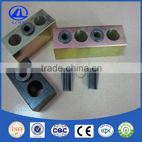 Post Tension 12.7mm Strand Flat Slab Wedge Block