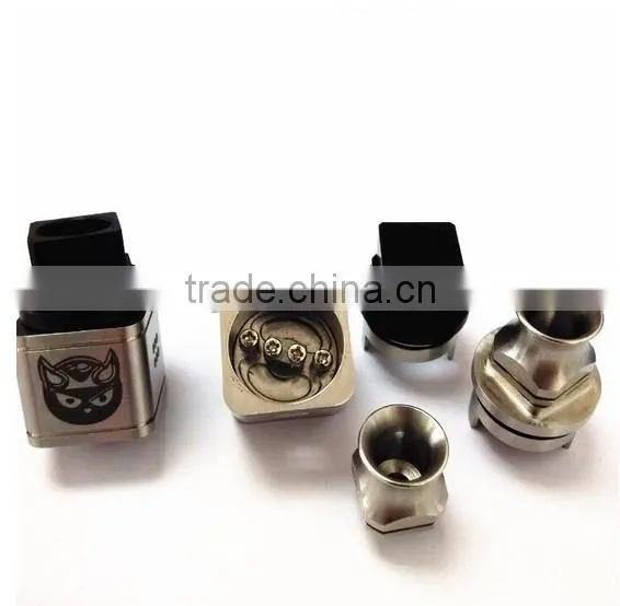 Authentic Hellboy Atomizer Unique Square Body Design E-cigarette Hellboy Rda Atomizer