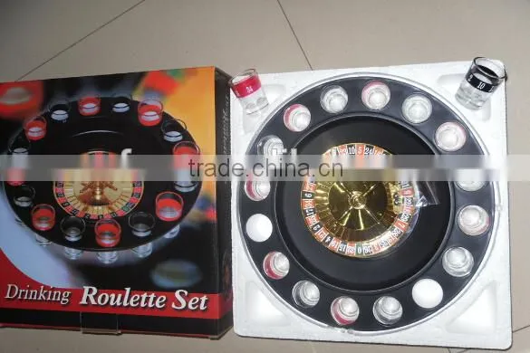 Shot Glass Roulette Drinking Game Set , Russian Turntable Wine Set , Holiday Drinking Game photo-4