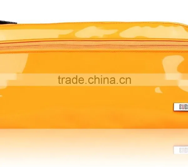 BUBM Design With Shenzhen PU Material Yellow Cosmetic Handbag For Wholesale photo-2