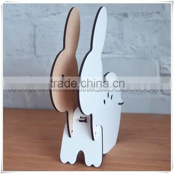 Quality Heat Press MDF Rabbit Toys Imprintable photo-2