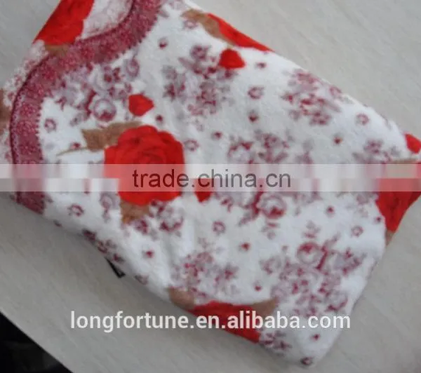 Yiwu China Suppliers Longfortune 100% polyester bedspread flannel printed blanket wholesale baby toys blanket factory china
