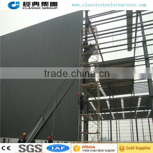 Prefab Light Steel Structure Workshop/steel Structural Warehouse photo-3