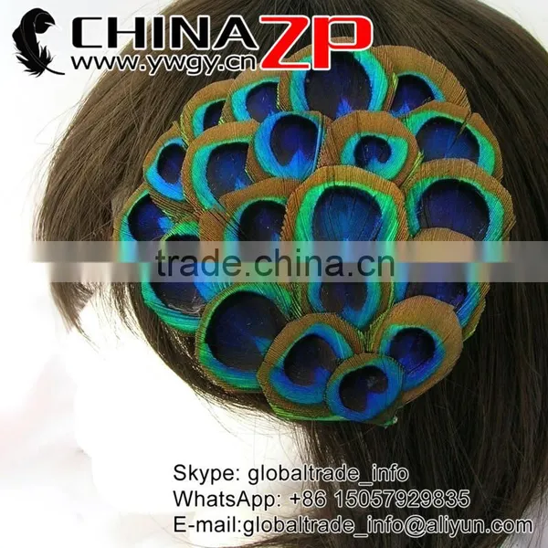 Wholesale Handmade Trimmed Big Natural Peacock Eye Feathers photo-6