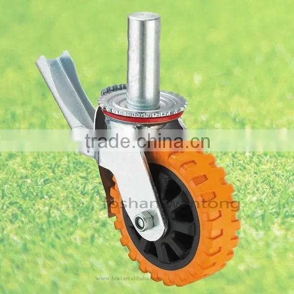 Hot Sale Top Plate Polyurethane Industrial Hardware Caster Wheel photo-2