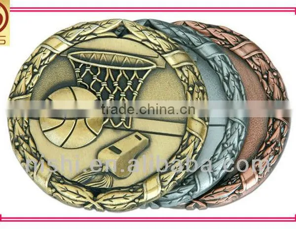 Custom Sport Basketball Medal With Various Colors