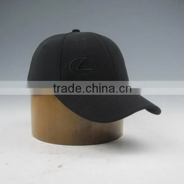 Black Fitted Baseball Caps Stretch Constructed Baseball Caps photo-4