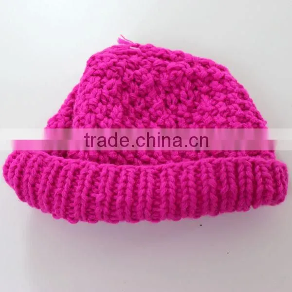 Plain Beanies Wholesale/girls Plain Beanies/plain Beanie Cap photo-3