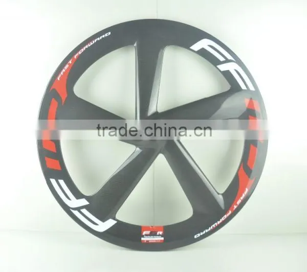 FFWD Carbon 5 Sopke Bicycle Wheels for Sale,OEM 700c Five Spoke Carbon Fiber Road Bike Wheels