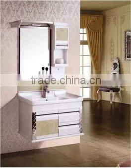 Cheap Pvc Bathroom Cabinet With Side Cabinet