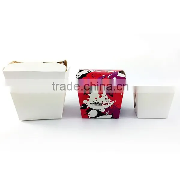 Chinese Paper Noodle Box Design Fast Food Noodle Box