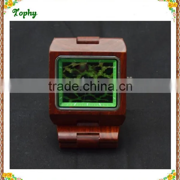 Customized Wooden Face Watch Factory Design, Big Watch Bamboo Wooden Watch With Your Logo