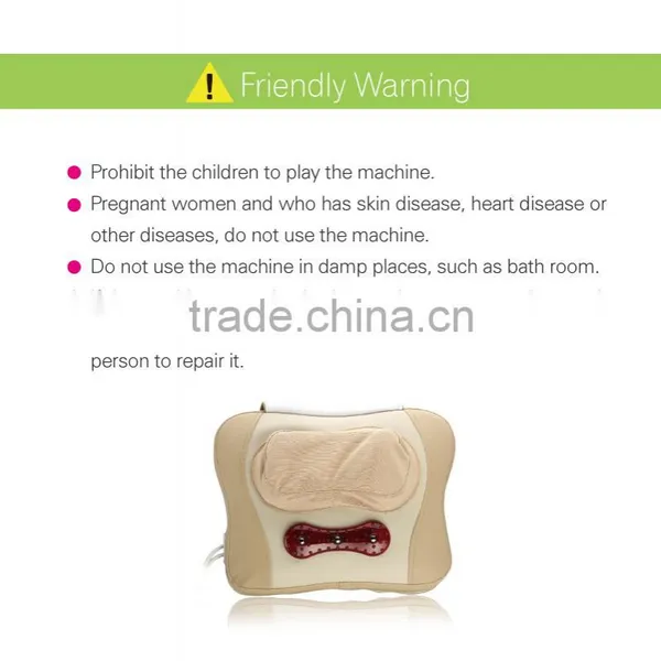 Rechargeable Health Care Products. Fashion Body Massager. Personal Electric Massage Pillow C37-MP001 photo-5