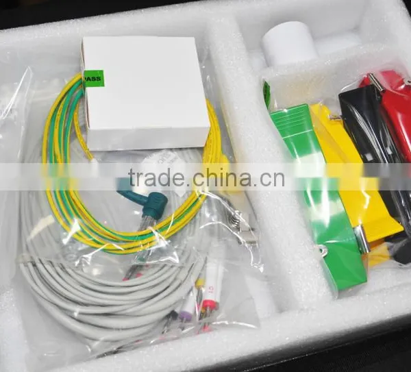 CE& FDA Approved 1-channel Electrocardiograph ECG EKG Machine photo-6