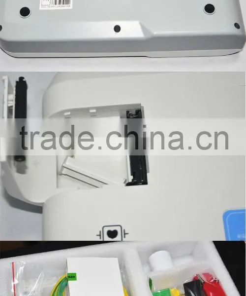 High-resolution One-touch Operation Standard 12 Leads Digital ECG Machine photo-4