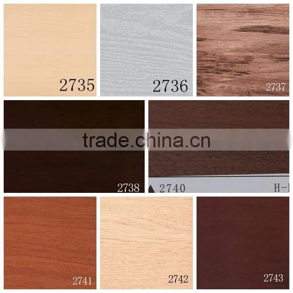 High Gloss PVC Wood Grain Film Decorative Sheet for Indoor Decoration photo-5