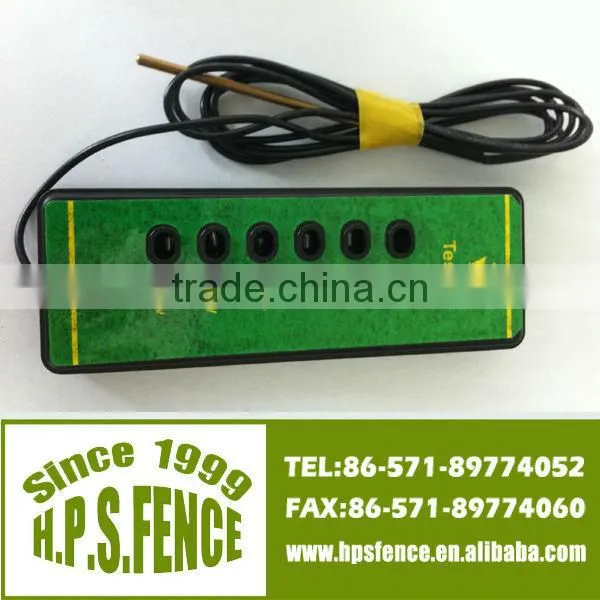  China New products electric fence 1000V-6000V plastic ranch 6 lights energizer fence monitoring