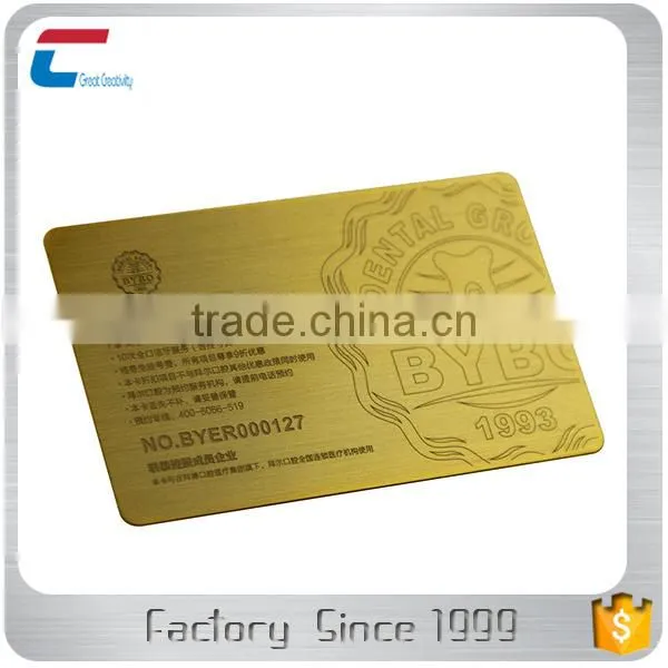 Personalized Fashionable /Attractive/Modern/ Brass Metal Business Cards photo-4