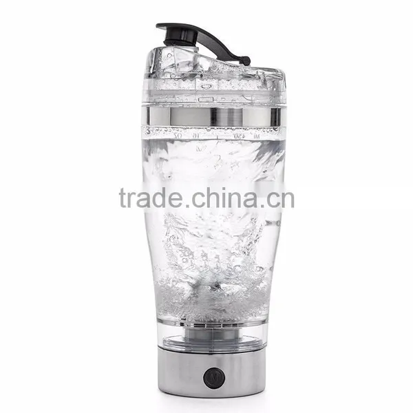 600ml Stainless Steel Electric Shaker Bottle USB photo-2