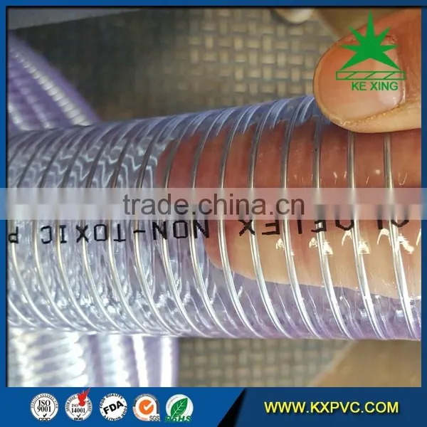 Reinforced and Flexible ROHS/FDA Certification Flexible Spiral Steel Pipe photo-6