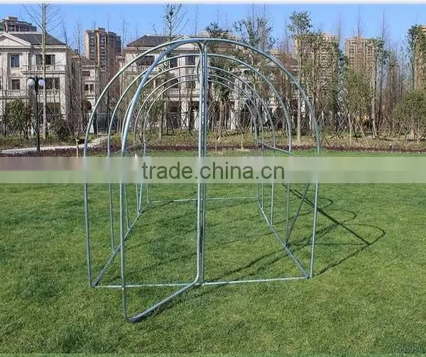 High Quality Garden Greenhouse Polytunnel Greenhouse With Metal Door 4x2x2mt photo-2