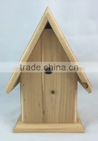 FSC Derictional Hot Selling Wooden Birdhouse /bird Cage,decor Garden photo-4