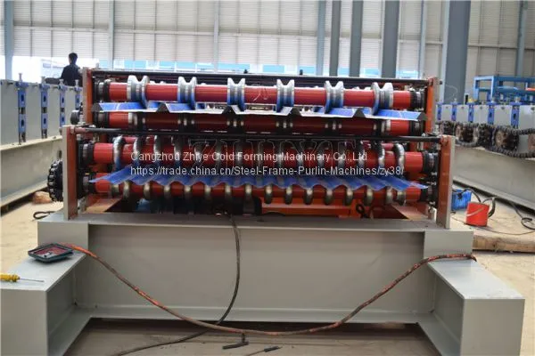 Double Layer Roof Panels Roll Forming Machine photo-2