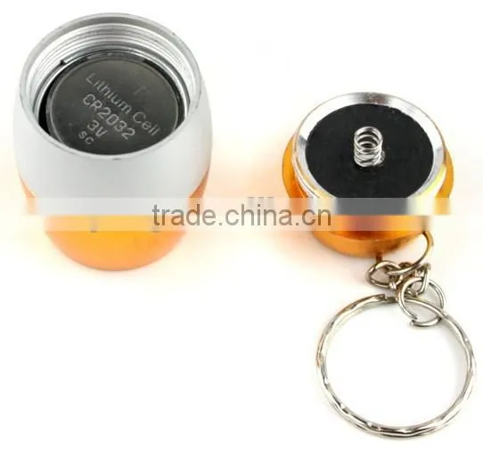 Travel 6 LED Mini Aluminium Material Key Ring Torch/flashlight photo-3