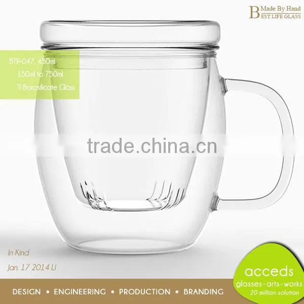 Outside Protable Borosilicate Colorful Glass Coffee Pot photo-4