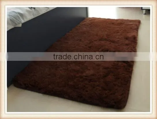 Bathroom Door Carpet Shaggy Soft Area Rug Bedroom Oval Floor Mat 40*60 Pure photo-3