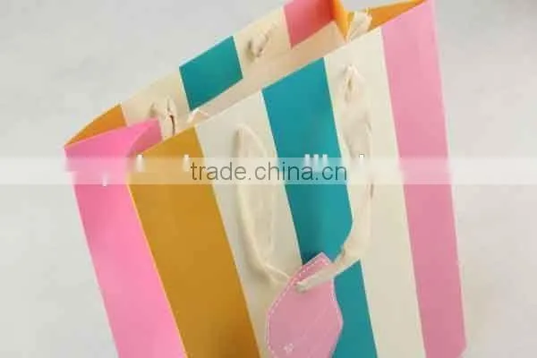 Foldable Gift Bag With Fringe Pattern/ Shopping Bag photo-6