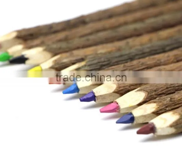 12 Pcs Pine Coloring Pencil, 12 Nature Wooden Coloring Pencil, 12 Pieces Eco-Friendly Color Pencil photo-4