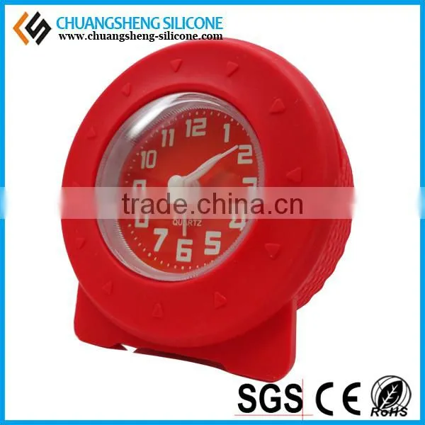 Round Shaped Digital Alarm Clock, Promotional Silicone Clocks, Smart Table Clock photo-5