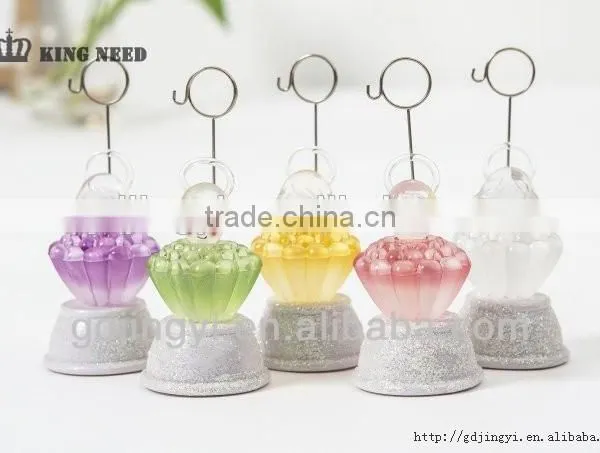 Cheap Wholesale Plastic Acrylic Led Pretty Girl Businese Card Holder photo-3