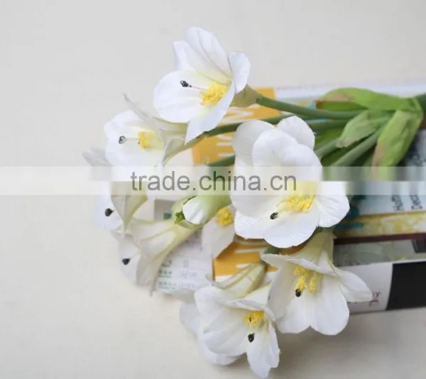 Natural Clivia Fabric Clivia Decorative Clivia Artificial Clivia Flower for Wholesale photo-6
