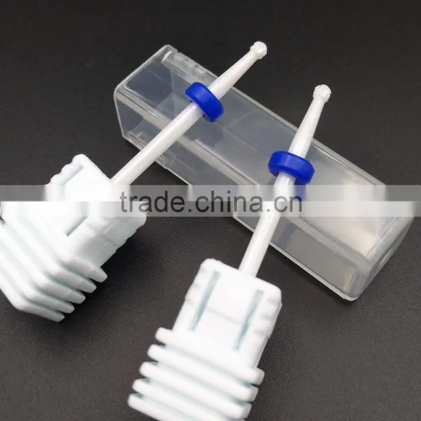 Shank Diameter 2.3mm Ceramic Burr For Nail 1 Piece Huaxing Small Ball Head Huaxing Head Diameter photo-2