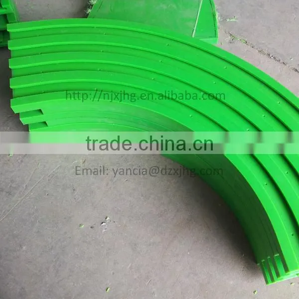 China Manufacture UHMW-PE Polyethylene Plastic Chain Guides Rail or Corner Track photo-3