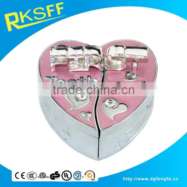 Die Casting Zinc Alloy Exquisite Baby Gift Baby Tooth and Curl Box Set photo-3