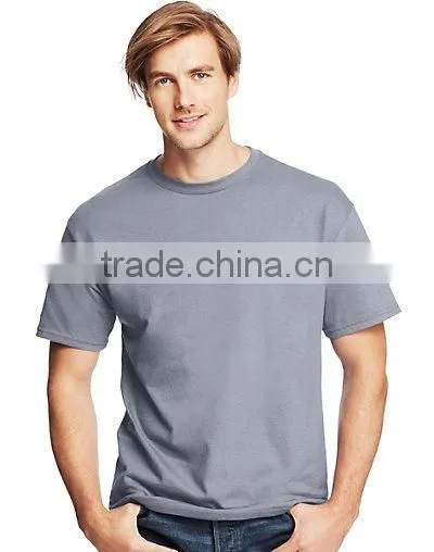 Wholesale Custom Fashion Men's ComfortSoft Crewneck Man to Man Plain T-Shirt photo-2