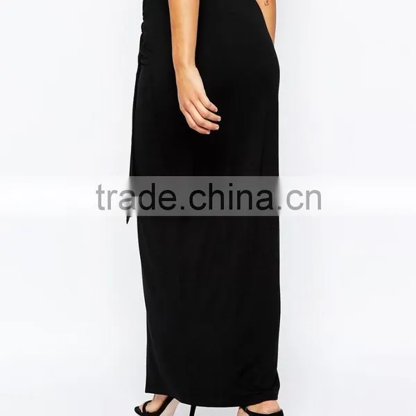 2016 Western Fashion Wholesale Wrap Bodycon Fit Slit Maxi Long Ladies Skirts for Women photo-5