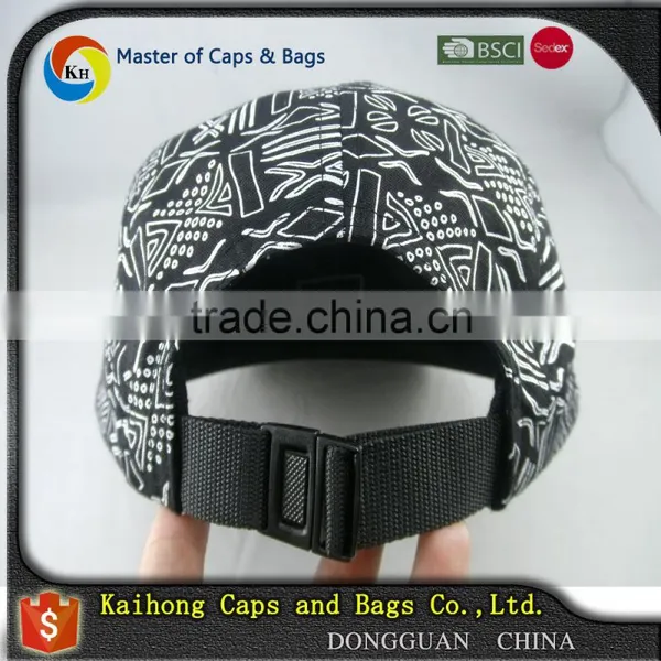 2016 Design 5 Panel Blank Cap Wholesale / 5 Panel Hat Sewing Pattern photo-4
