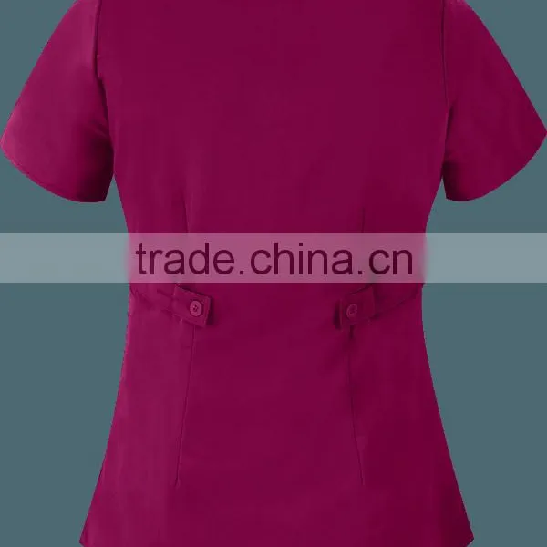 Anatomy Scrubs Modern Fit Mock Wrap Tops photo-3