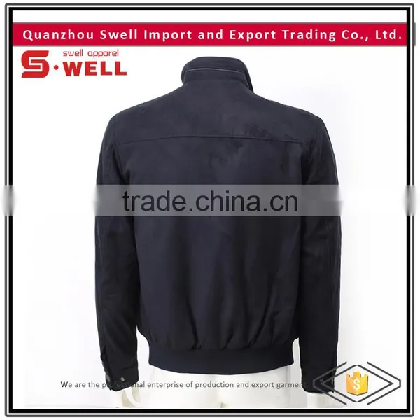 2016 Wholesale Custom Latest Design Suede Jacket for Men photo-2