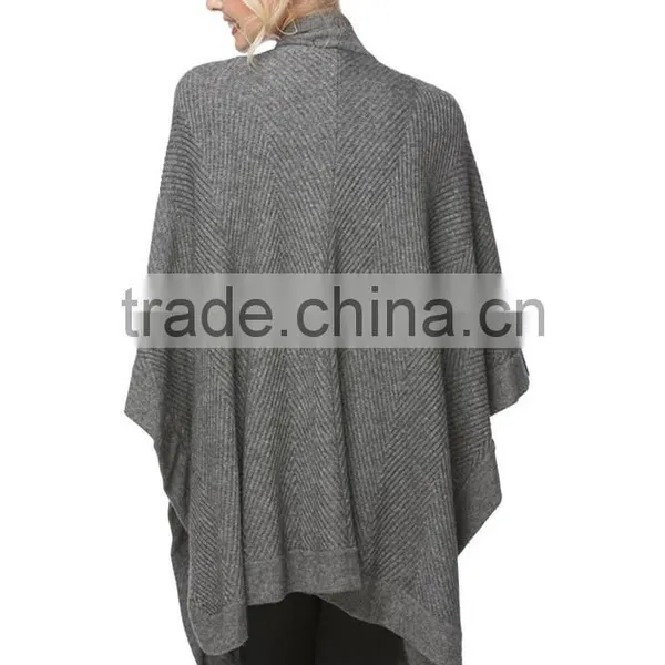 Solid Color Pashmina Shawl Cashmere Sleeveless Cardigan Shawls photo-2