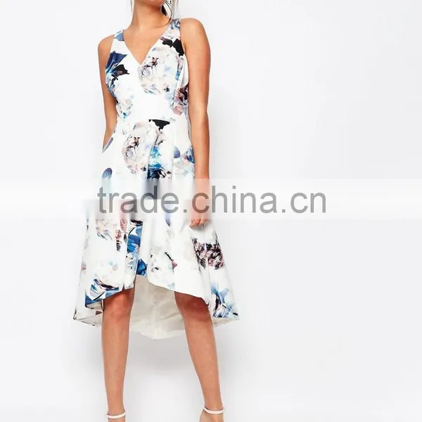 Hot Selling New Collection Comfortable Floral Print Casual Dress for Women photo-2