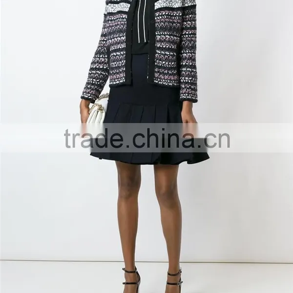 Made in China Cheap Price Short Cut Knitted Colorful Coat Abaya Dubai photo-2