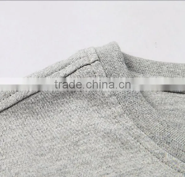 Grey Men's t Shirt With Short Sleeve Wholesale China photo-3