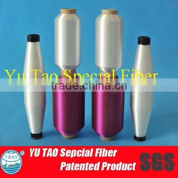 100 Denier Thermal Bonding 100%polyester Yarn for Warp Knitting photo-2